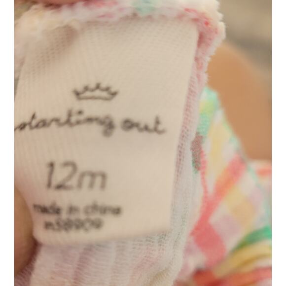 Starting Out Baby Girl Striped Tank & Shorts Set -‎ 12 Months #8 - Picture 4 of 4